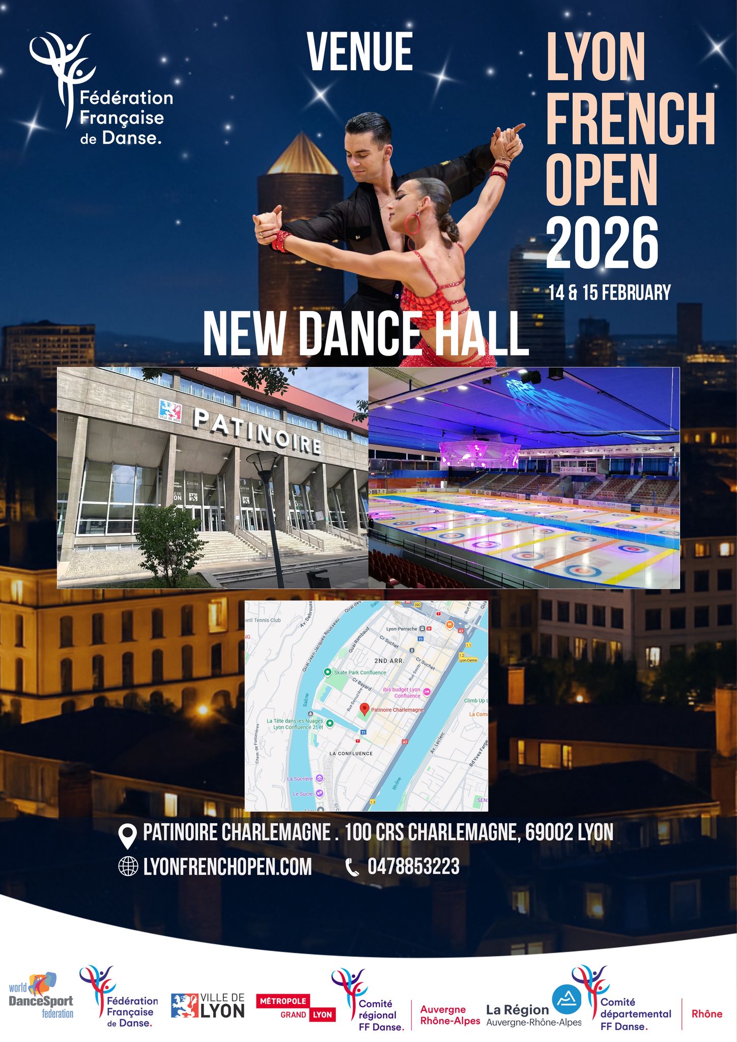 Lyon French Open 2026 – New Dance Hall